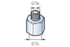 Anschlussnippel