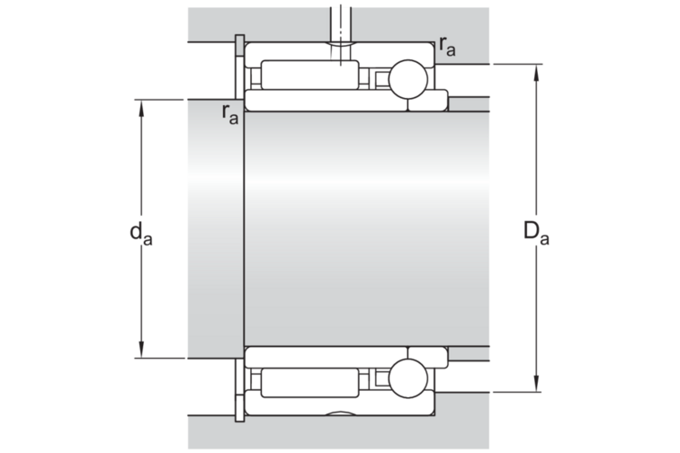 Nadel-Schrägkugellager