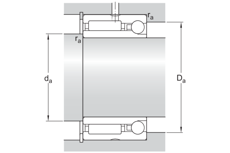 Nadel-Schrägkugellager