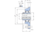 Flanschlagereinheit