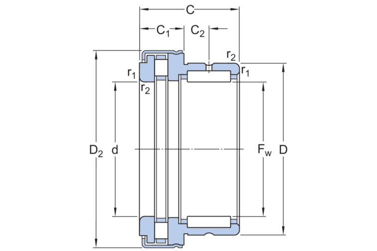 Nadel-Axialzylinderrollenlager