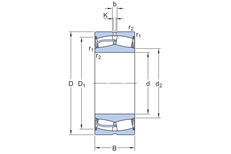 Pendelrollenlager abgedichtet