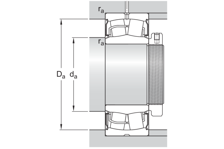 Pendelrollenlager abgedichtet
