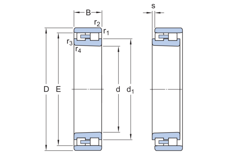 Zylinderrollenlager mehrreihig