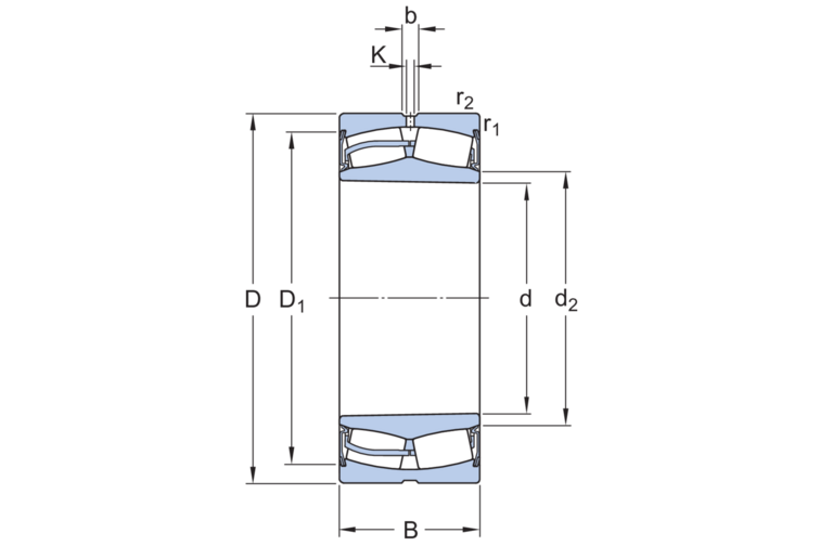 Pendelrollenlager abgedichtet