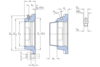 Flanschlagergehäuse