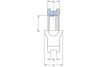 Spannlagergehäuse