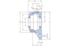 Flanschlagergehäuse