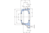 Flanschlagergehäuse