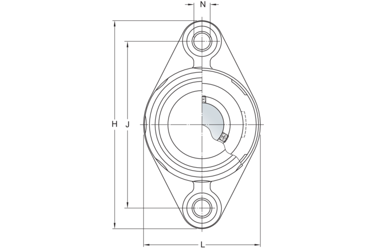 Y-Flanschlagereinheit