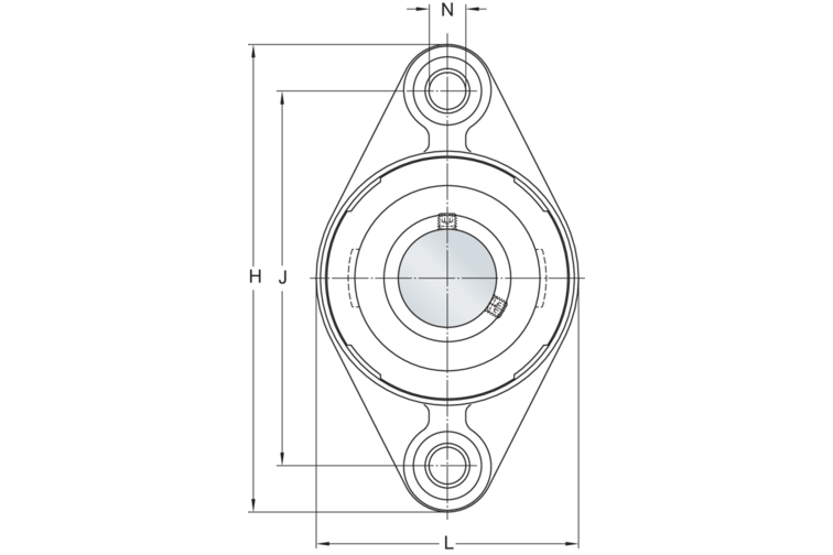 Y-Flanschlagereinheit