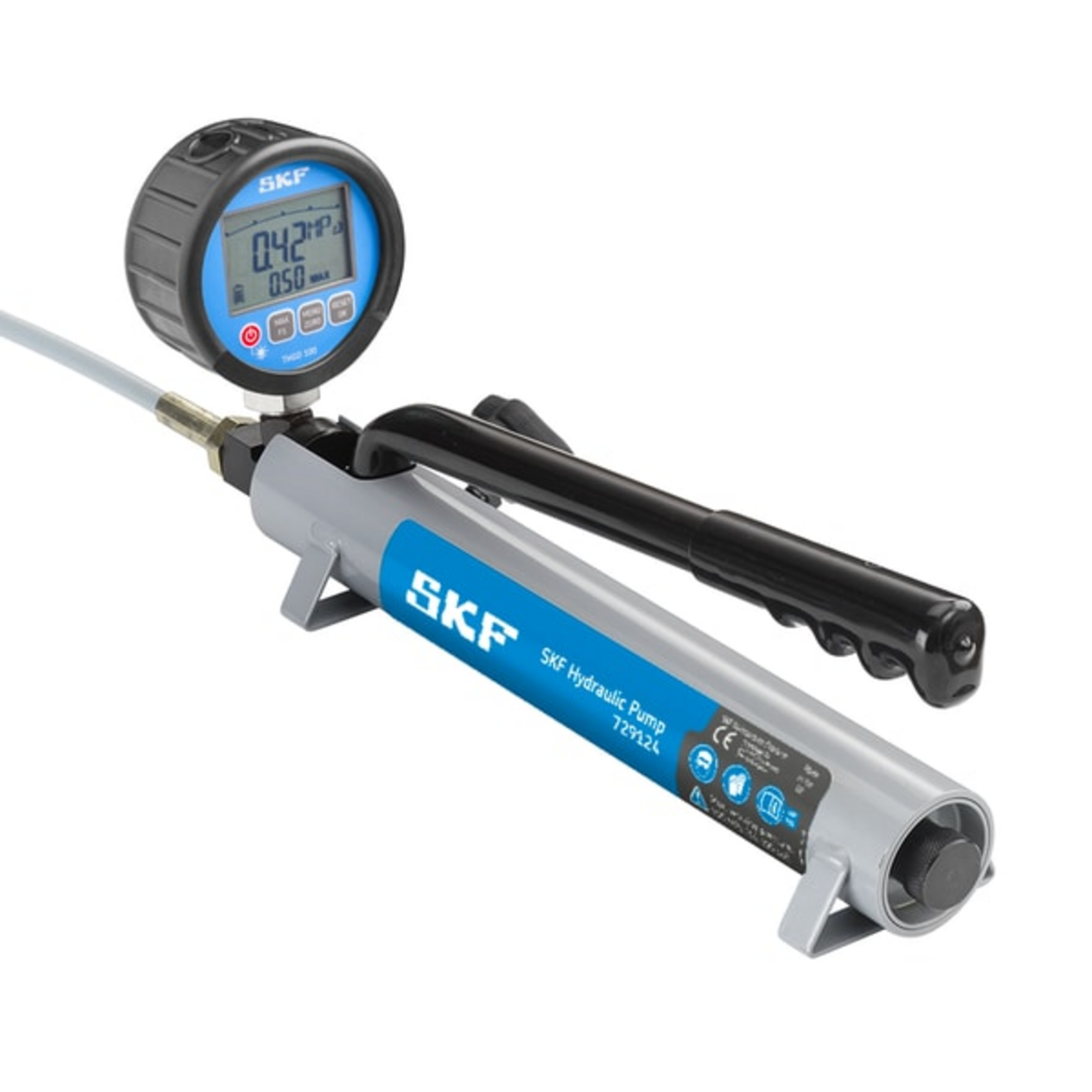 Pumpe mit Manometer