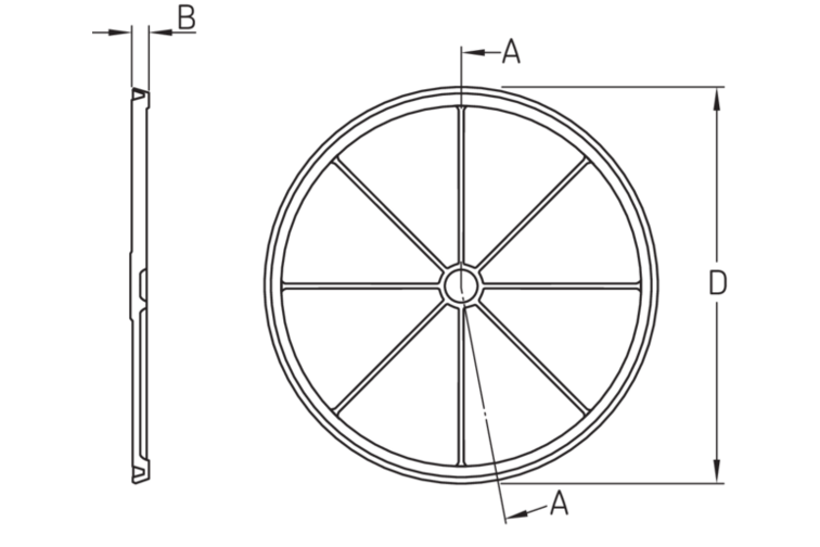 Enddeckel für Stehlagergehäuse