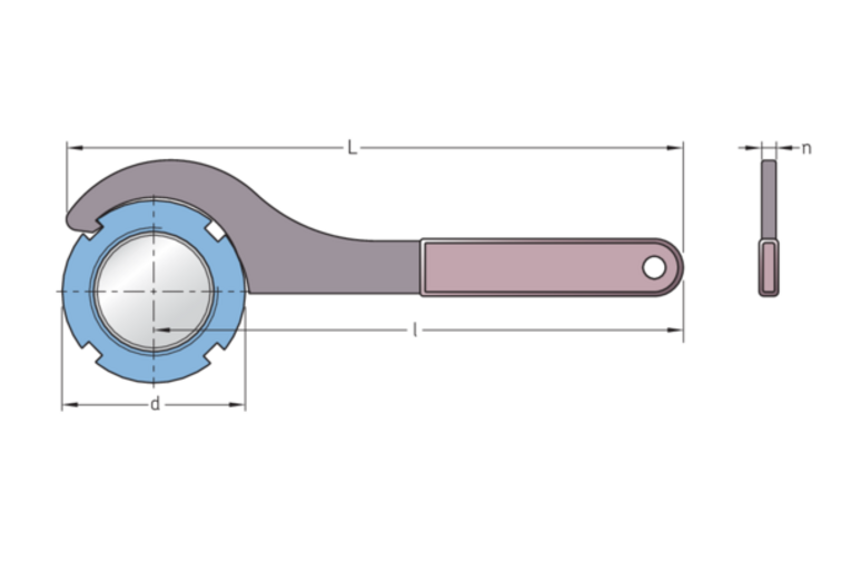 HN 10-11 Hakenschlüssel